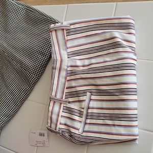 NWT Derek Lam 10 Crosby Striped Pants Jeans Trousers